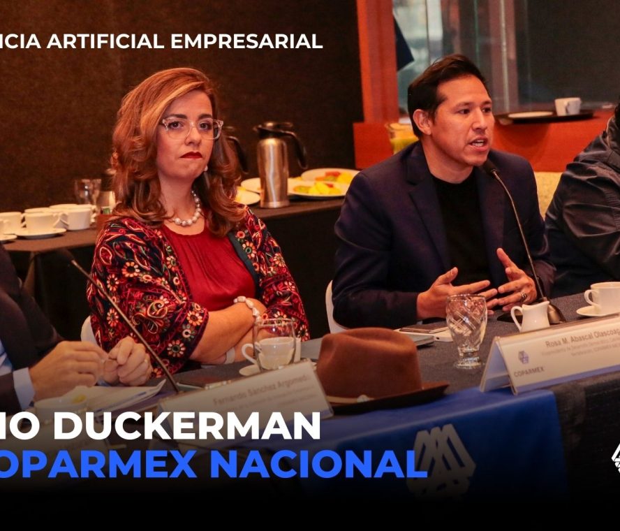 Wario Duckerman, uno de los líderes de inteligencia artificial de México y considerado uno de los mejores conferencistas de inteligencia artificial de México, participando en COPARMEX Nacional.