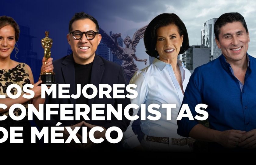 Los mejores conferencistas de México, Michelle Couttolenc, Wario Duckerman, Gaby Vargas y César Lozano.