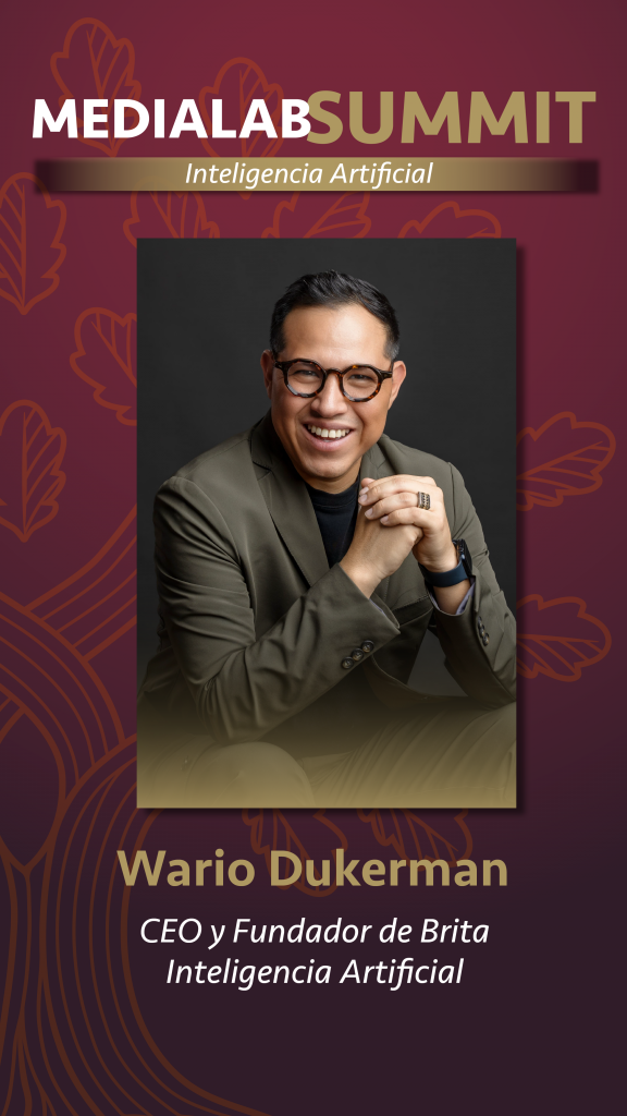 El carismático Líder de inteligencia artificial Wario Duckerman, posicionado como uno de los mejores conferencistas de inteligencia artificial de Mexico y America Latina en MediaLab.