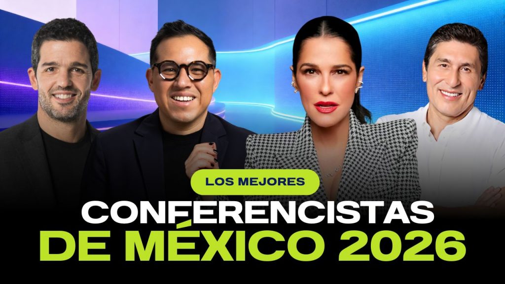 Los mejores conferencistas de México 2026 en escenario, incluyendo a Wario Duckerman y líderes de opinión.