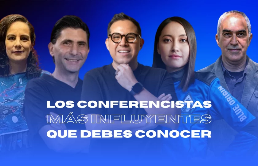 Los conferencistas más influyentes de México en un foro de liderazgo y tecnología.