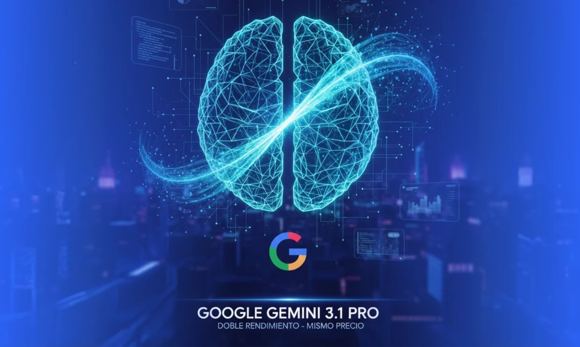 Google Gemini 3.1 Pro - interfaz de procesamiento de datos e inteligencia artificial avanzada