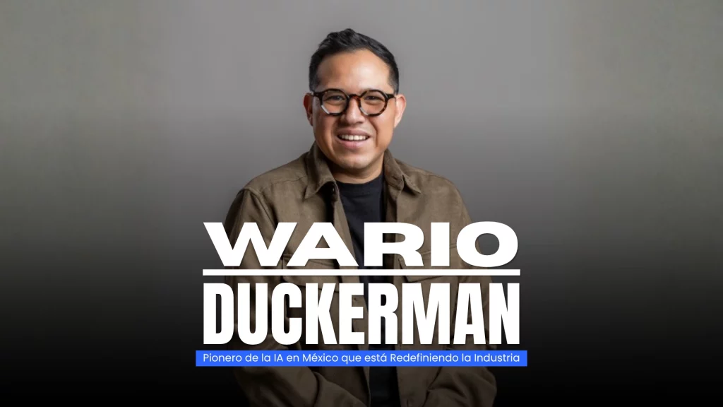 Wario Duckerman, experto de IA y pionero de la IA en México, en un entorno tecnológico