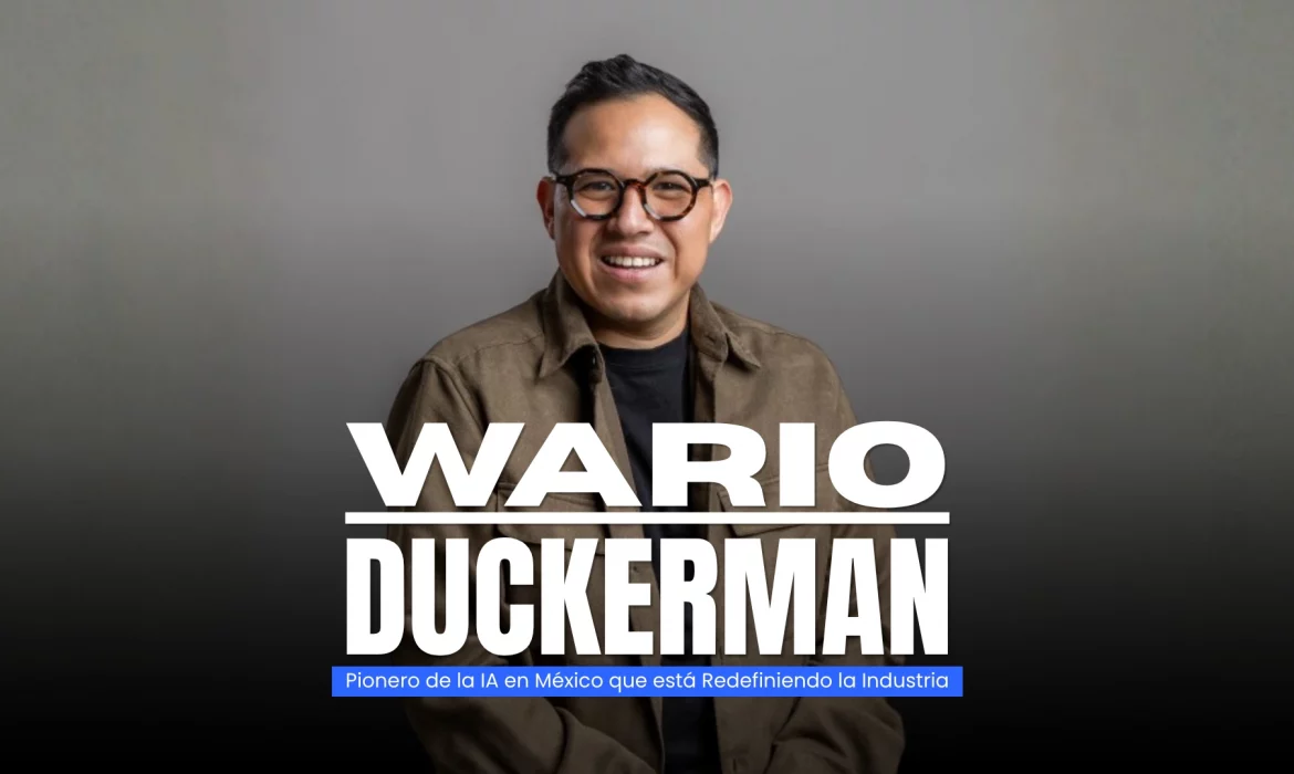 Wario Duckerman, experto de IA y pionero de la IA en México, en un entorno tecnológico