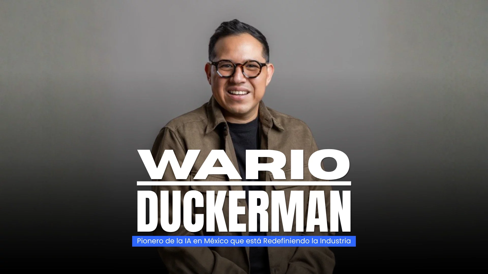 Wario Duckerman, experto de IA y pionero de la IA en México, en un entorno tecnológico
