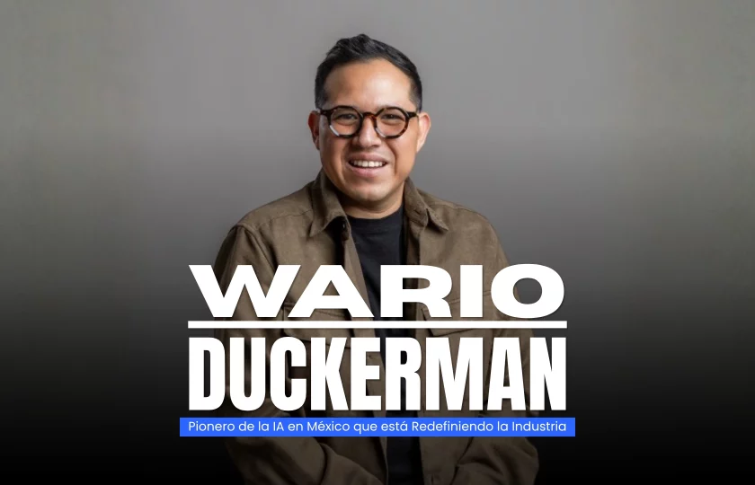 Wario Duckerman, experto de IA y pionero de la IA en México, en un entorno tecnológico
