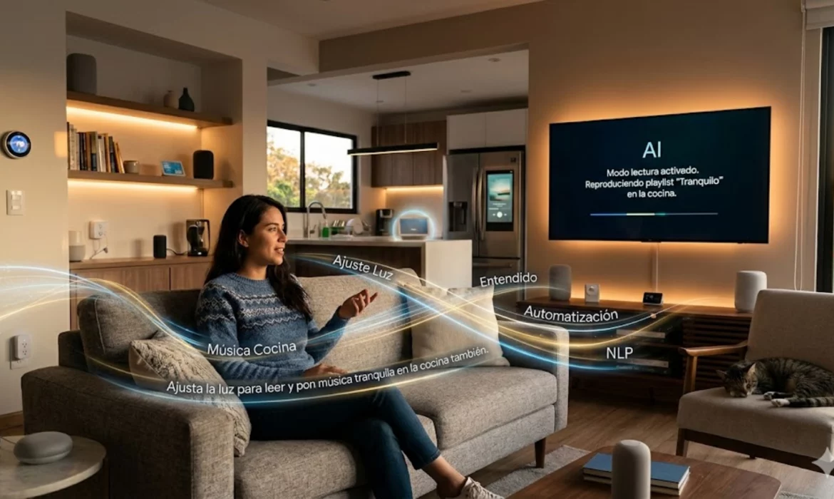 Asistentes virtuales con IA - interacción inteligente - hogar conectado