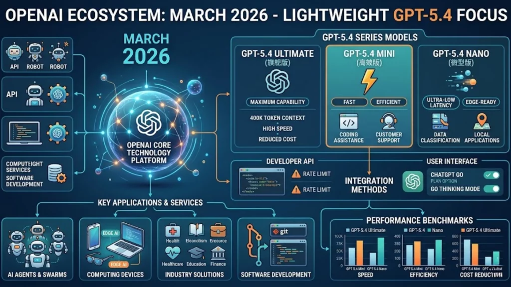 Comparativa de modelos GPT-5.4 Mini y GPT-5.4 Nano de OpenAI.