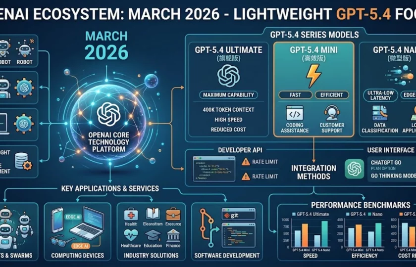 Comparativa de modelos GPT-5.4 Mini y GPT-5.4 Nano de OpenAI.