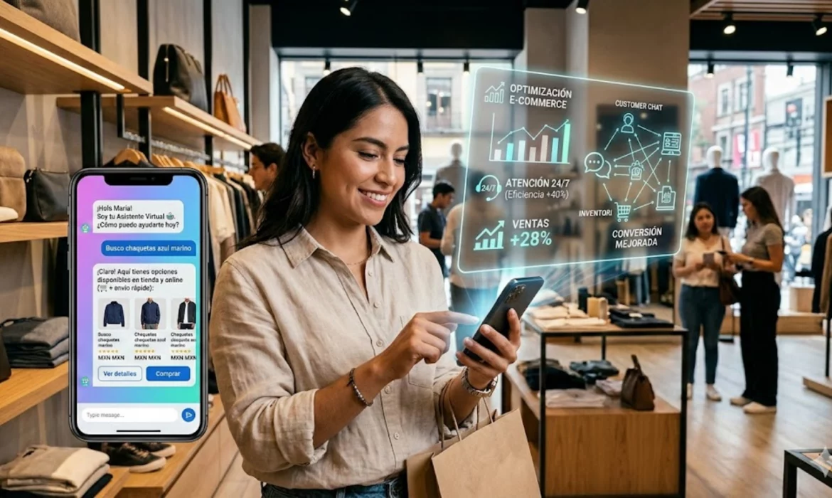 IA en retail - interfaz de chat - optimización de ventas