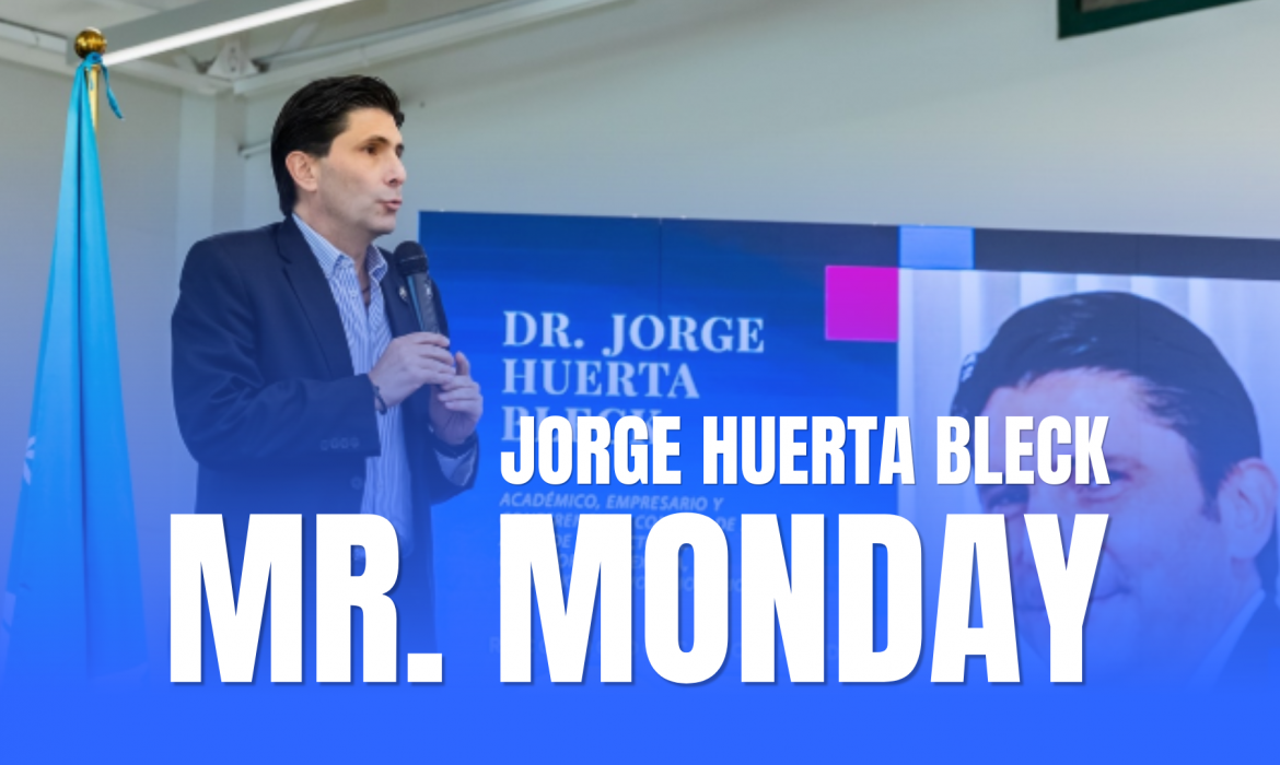 Jorge Huerta Bleck inspirando a la audiencia como de los mejores conferencistas de México.