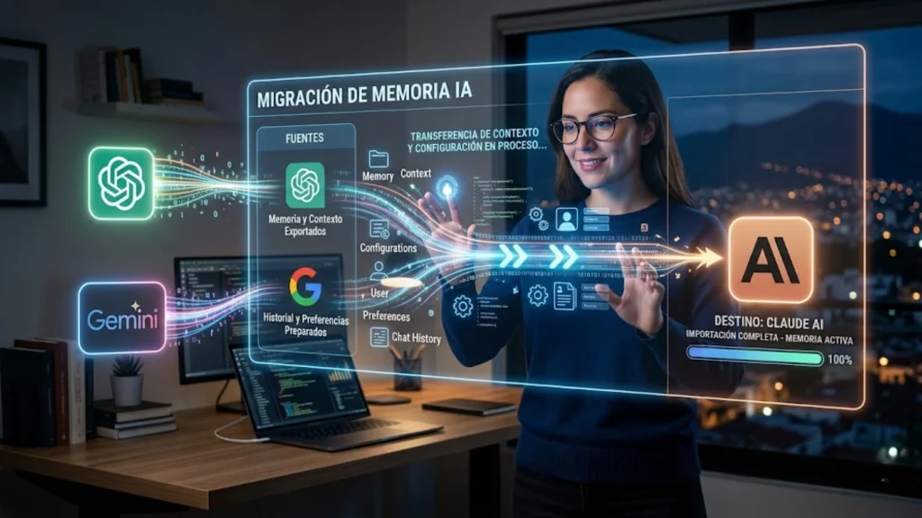 Importar memoria a Claude - migración de datos - inteligencia artificial