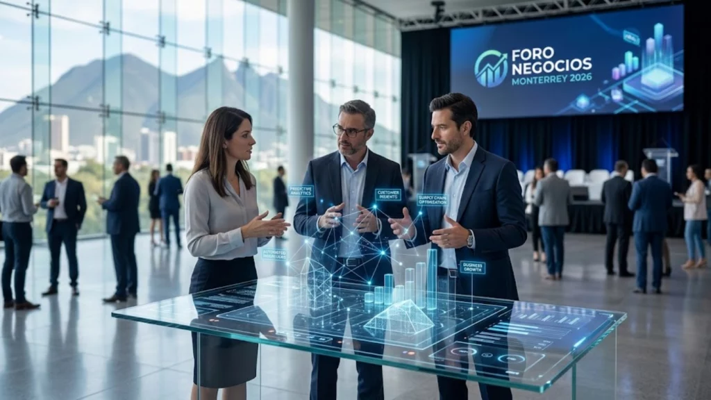 Inteligencia artificial en negocios - emprendedores en foro tecnológico - innovación empresarial Monterrey