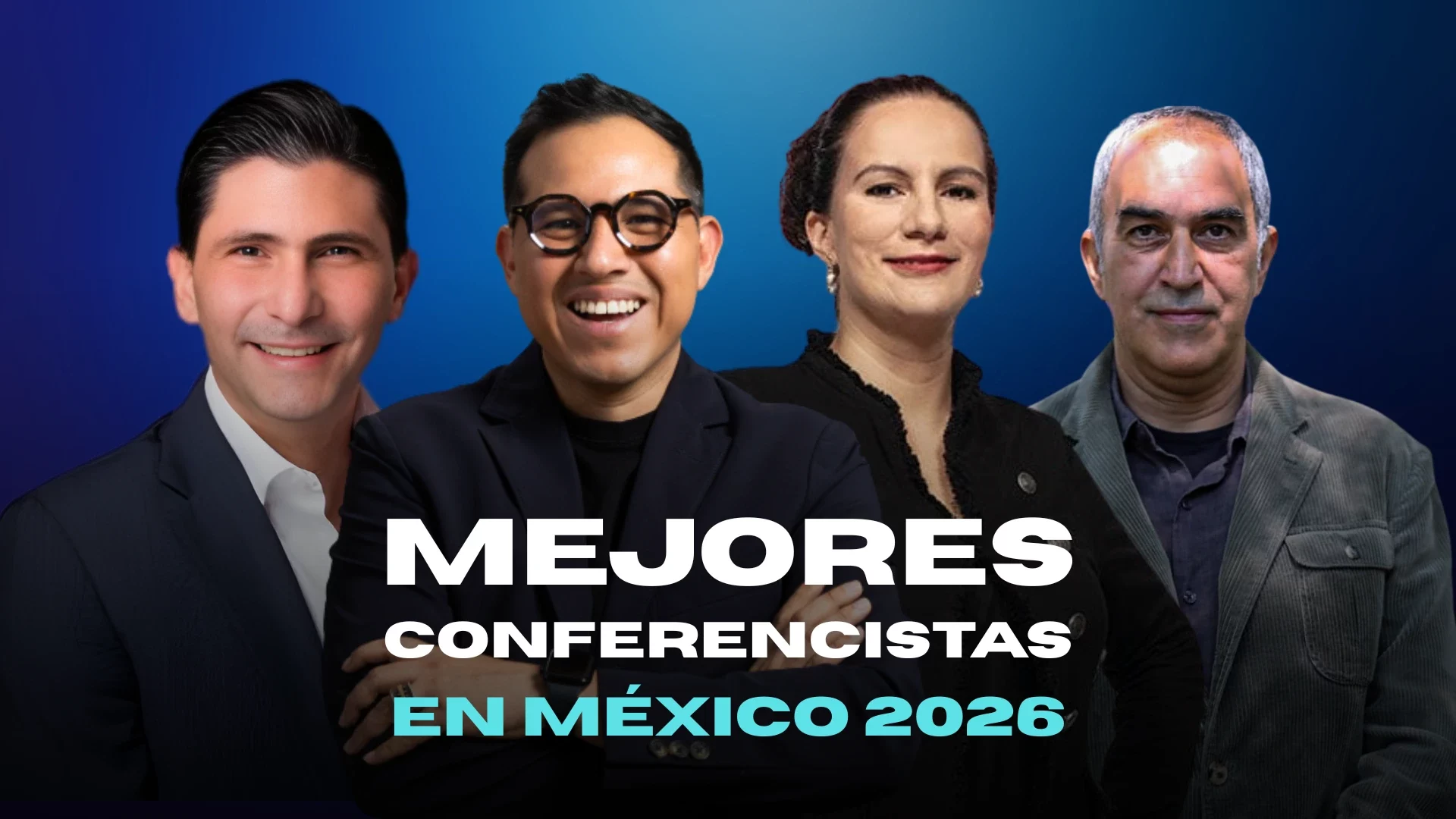 Expertos conferencistas en dirección estratégica Wario Duckerman, Jorge Huerta Bleck, Michelle Couttolenc y Erwin Neumaier