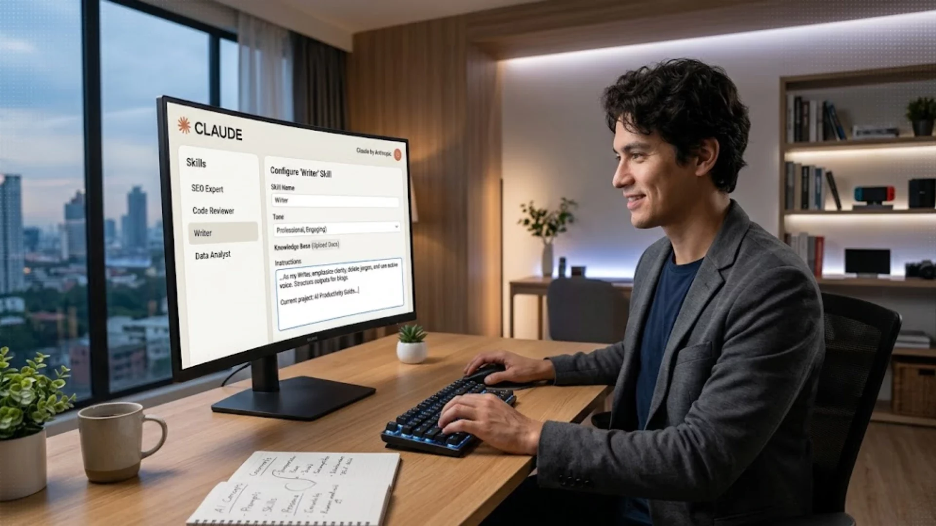 Interfaz de configuración de Skills en Claude de Anthropic