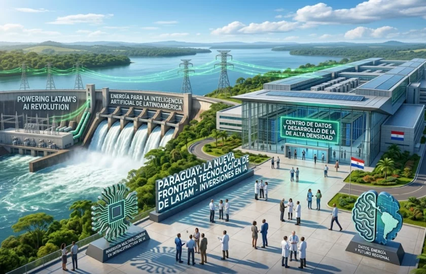 Complejo de centros de datos para inteligencia artificial en Paraguay