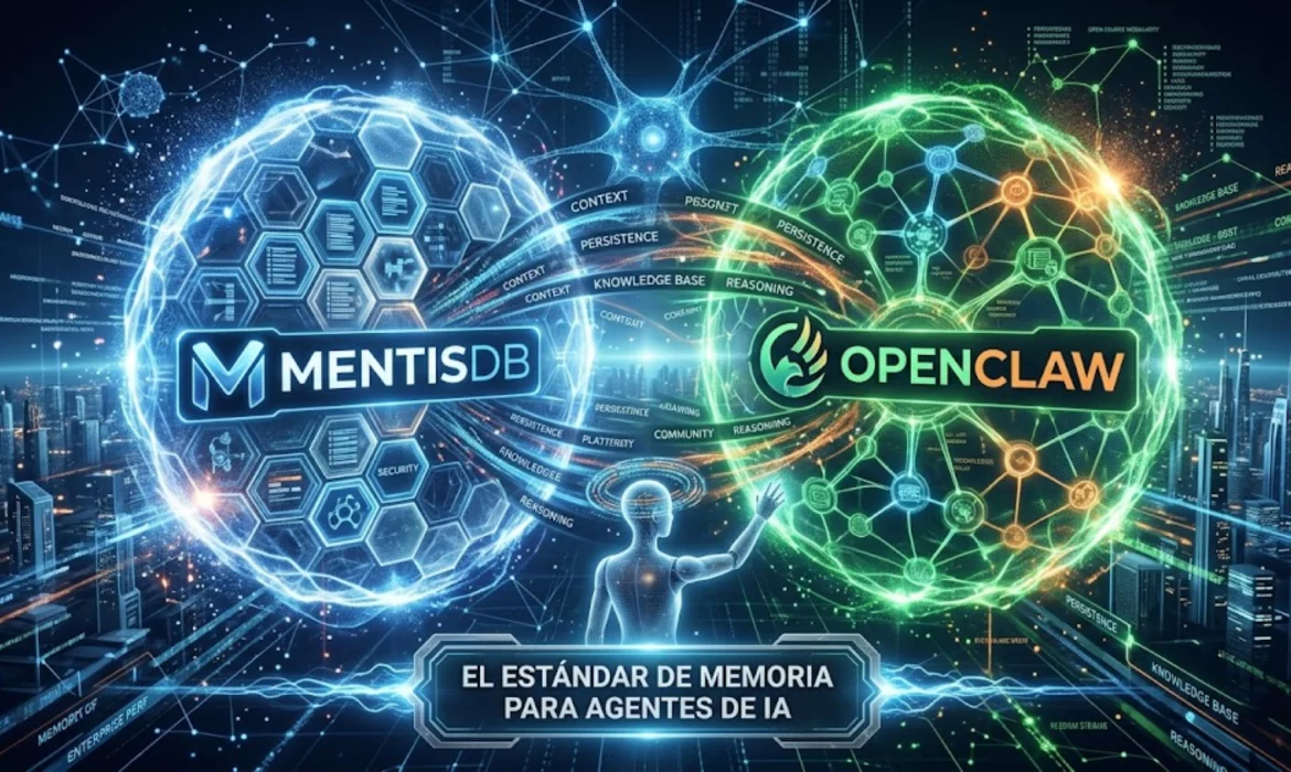 Comparativa entre MentisDB y OpenClaw para arquitectura de memoria en agentes de IA.