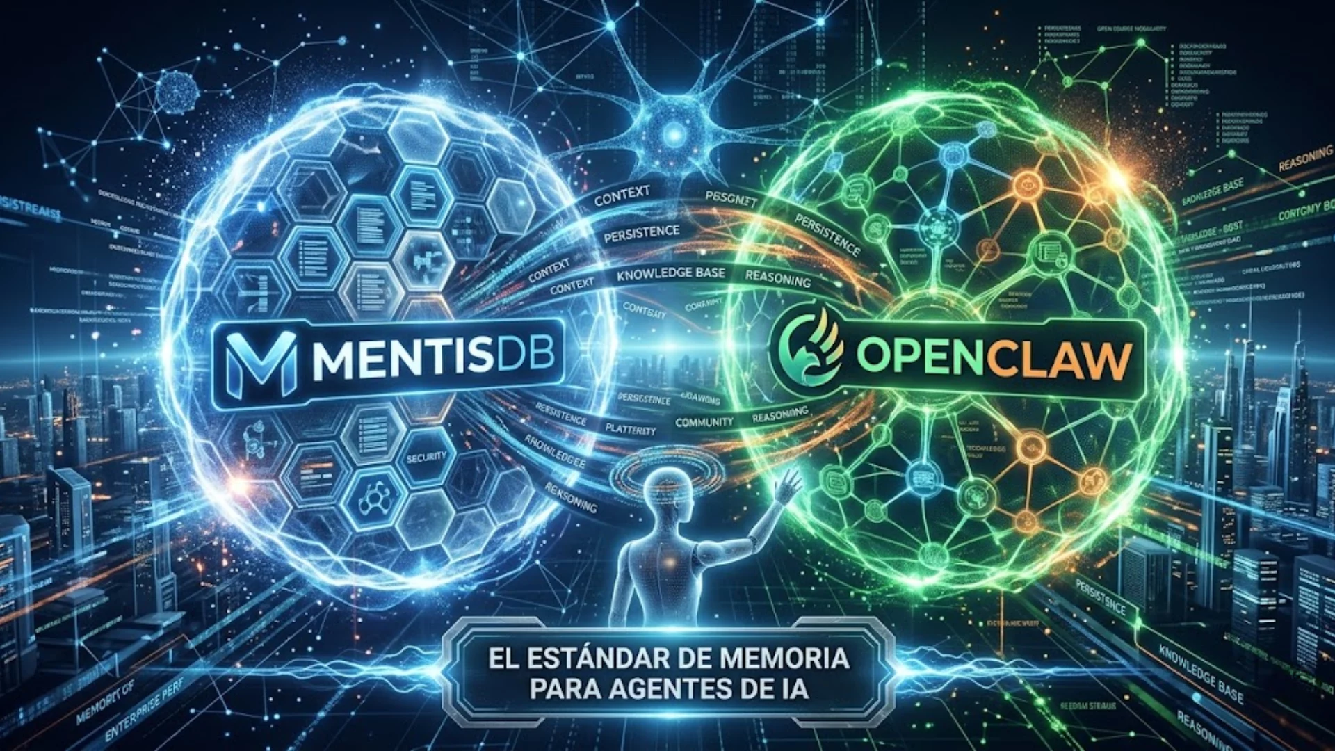 Comparativa entre MentisDB y OpenClaw para arquitectura de memoria en agentes de IA.