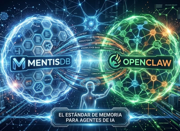 Comparativa entre MentisDB y OpenClaw para arquitectura de memoria en agentes de IA.
