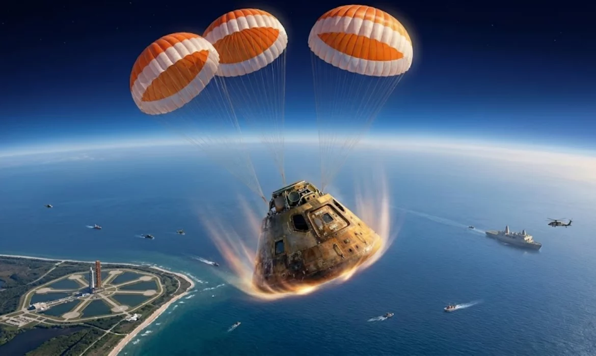 Regreso de la cápsula Orión de la Misión Artemis II a la Tierra