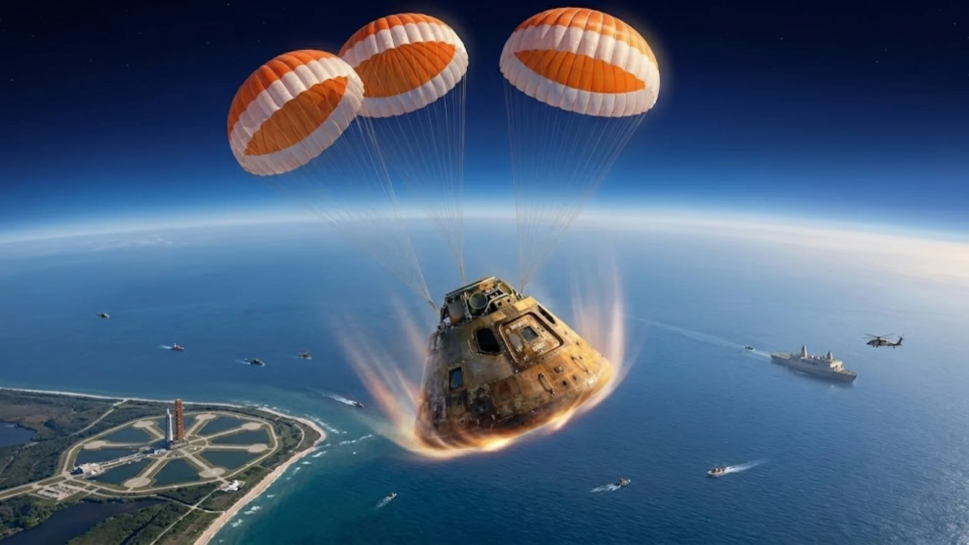 Regreso de la cápsula Orión de la Misión Artemis II a la Tierra