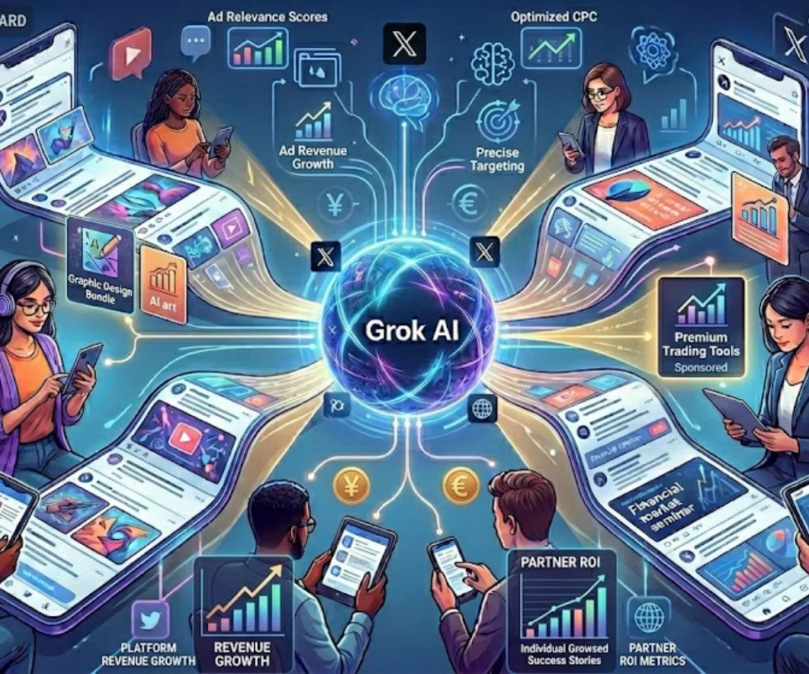 Interfaz de X con feeds personalizados generados por la Inteligencia Artificial Grok